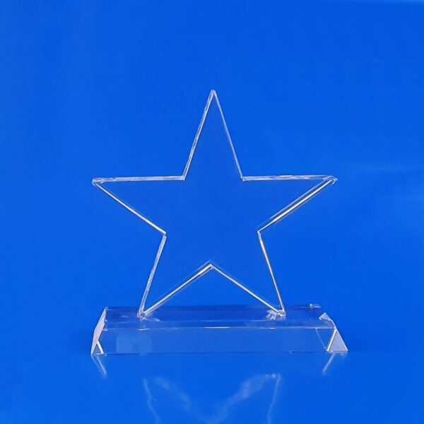 Glass award Crystal star