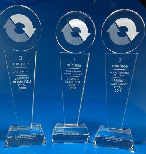 kryształowa statuetka firmy Rational Primavera