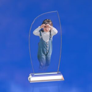 zdjęcie w szkle Summer, kolorowe zdjęcie w szkle szklany prezent ze zdjęciem dziecka w kolorze