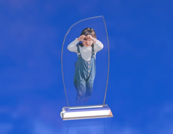 zdjęcie w szkle Summer, kolorowe zdjęcie w szkle szklany prezent ze zdjęciem dziecka w kolorze