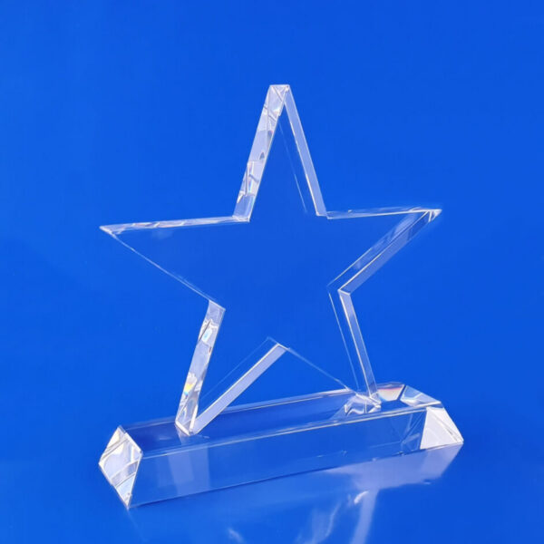 Szklana statuetka Gwiazda dla najlepszych pracowników