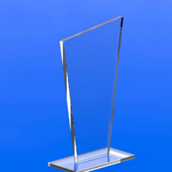 Szklana statuetka z grawerem 3D – Biznesowe Trofeum Eventowe